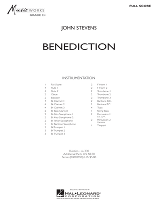Benediction - Full Score