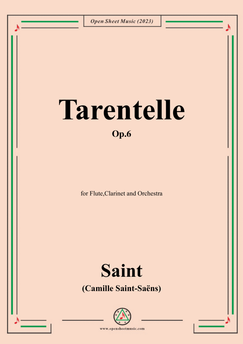 Saint-Saëns-Tarentelle,Op.6 image number null