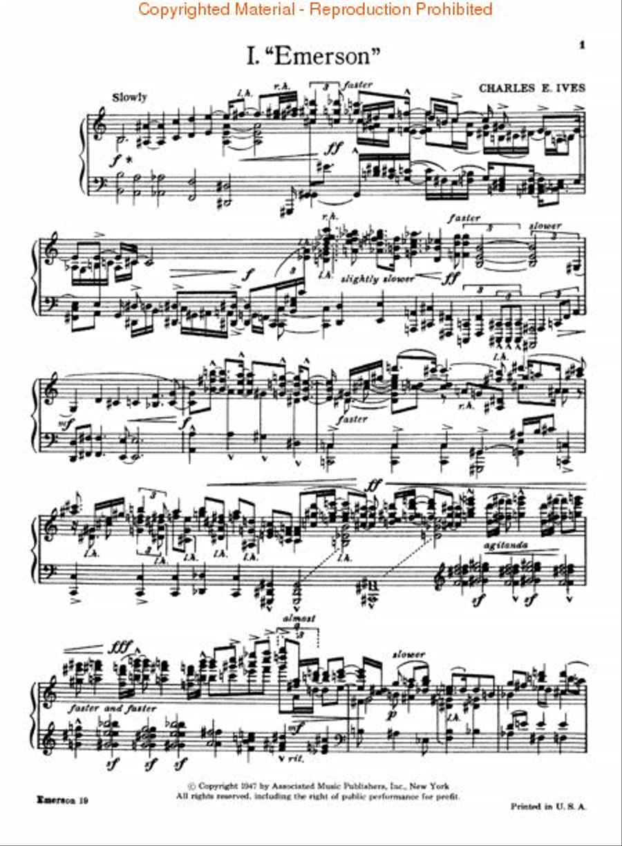 Sonata No. 2 (2nd Ed.) Concord, Mass 1840–60 Piano Solo scores gallery preview page 2