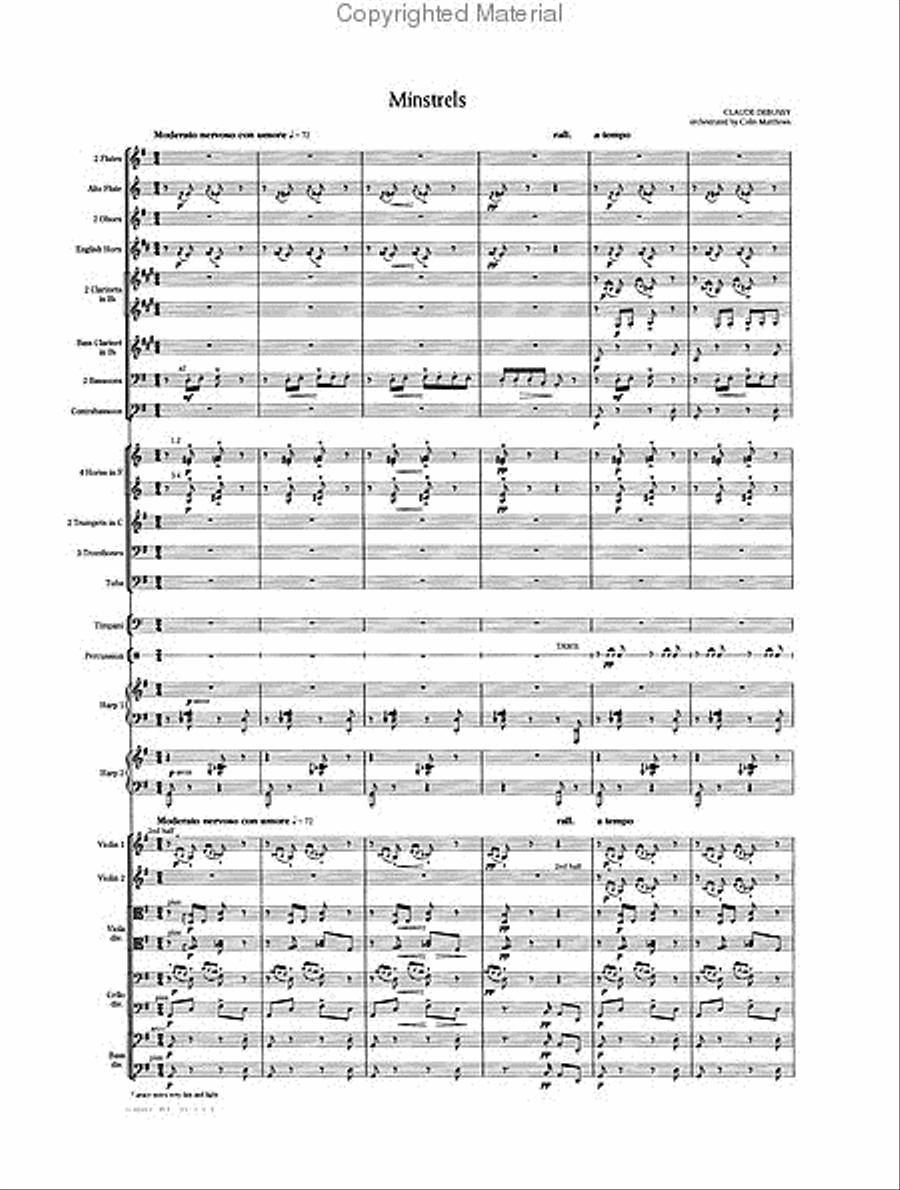 Minstrels Full Orchestra scores gallery preview page 2