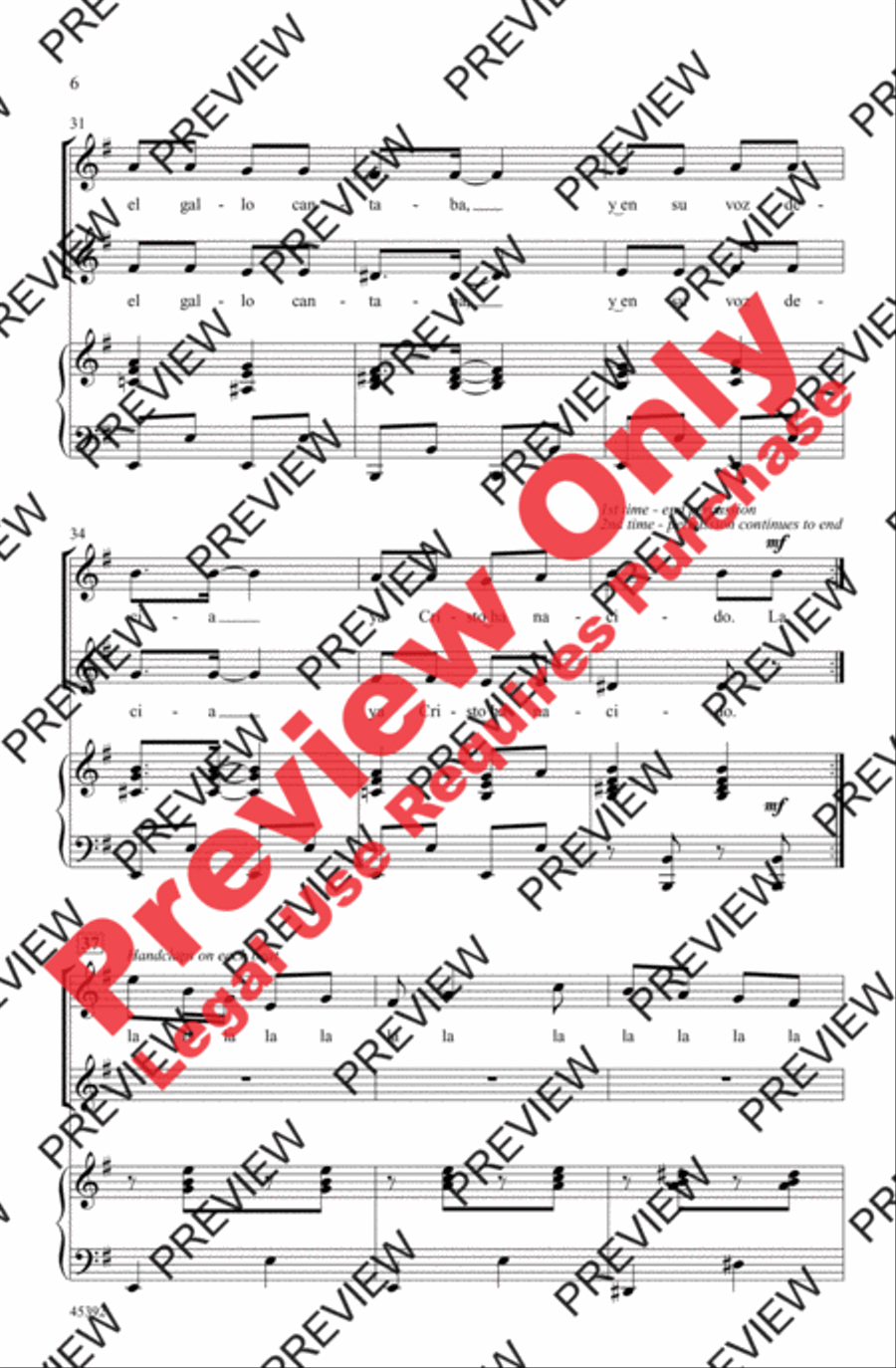 A la Media Noche A la Media Noche 2-Part scores gallery preview page 13