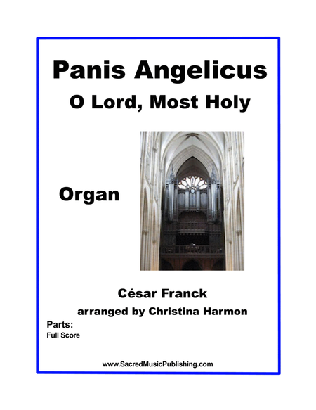 Panis Angelicus O Lord, Most Holy - Organ image number null