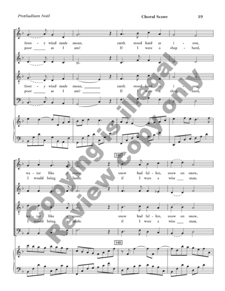 Praeludium Noel (Choral Score)