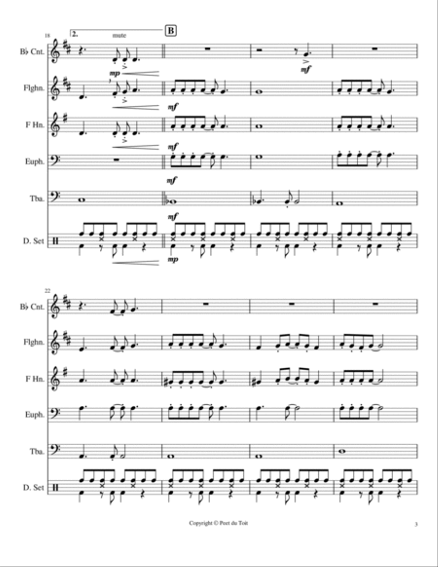 Song For Guy Small Ensemble scores gallery preview page 3