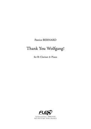 Book cover for Thank You Wolfgang!