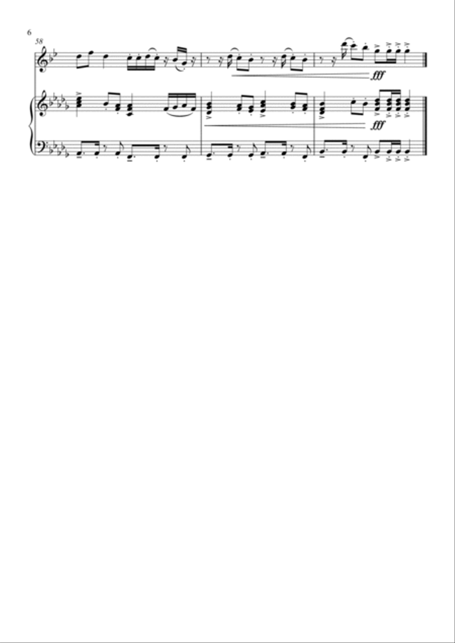 Hips Don't Lie Alto Saxophone scores gallery preview page 6