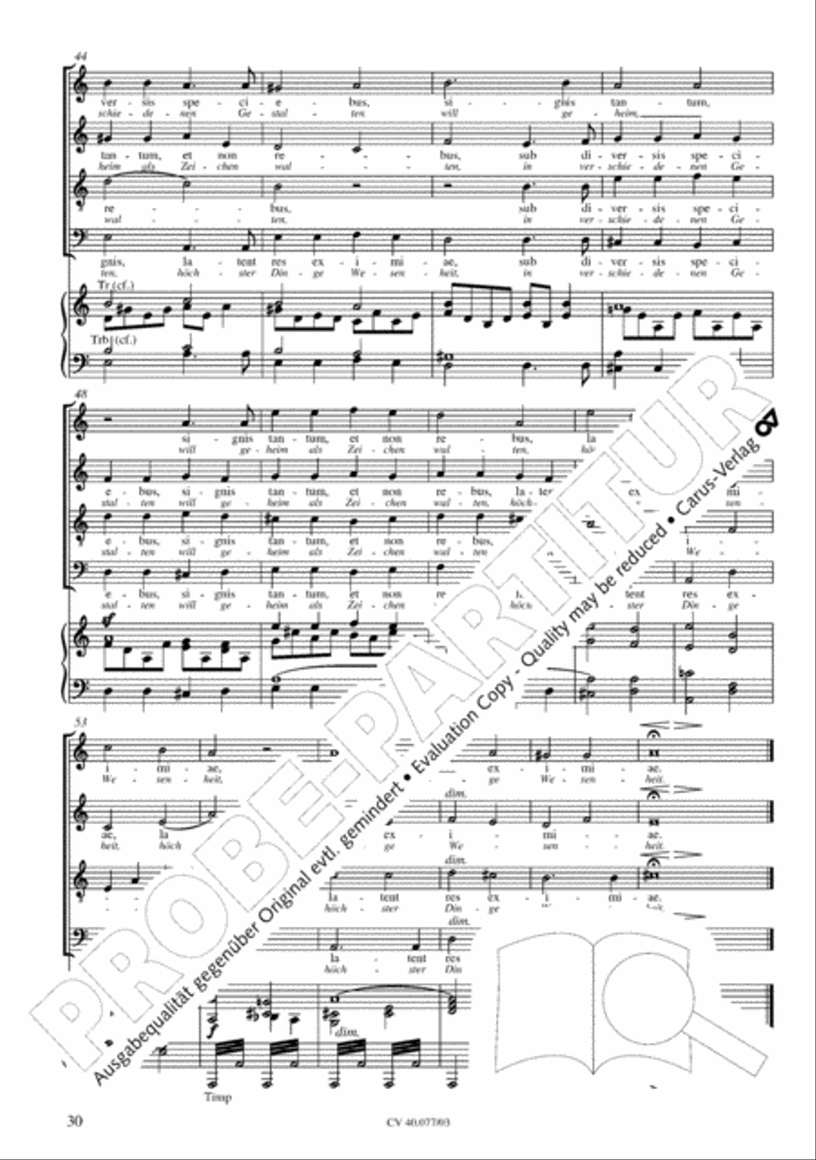Lauda Sion Lauda Sion 4-Part scores gallery preview page 35