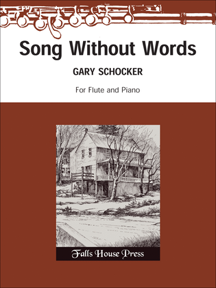 Book cover for Song Without Words for Flute and Piano