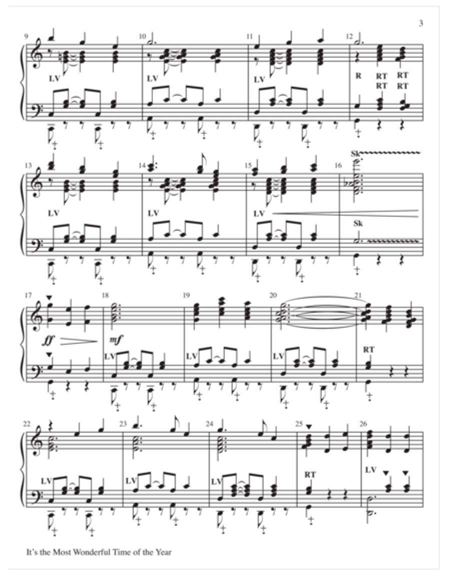 It's the Most Wonderful Time of the Year, It's 5-Octaves scores gallery preview page 3