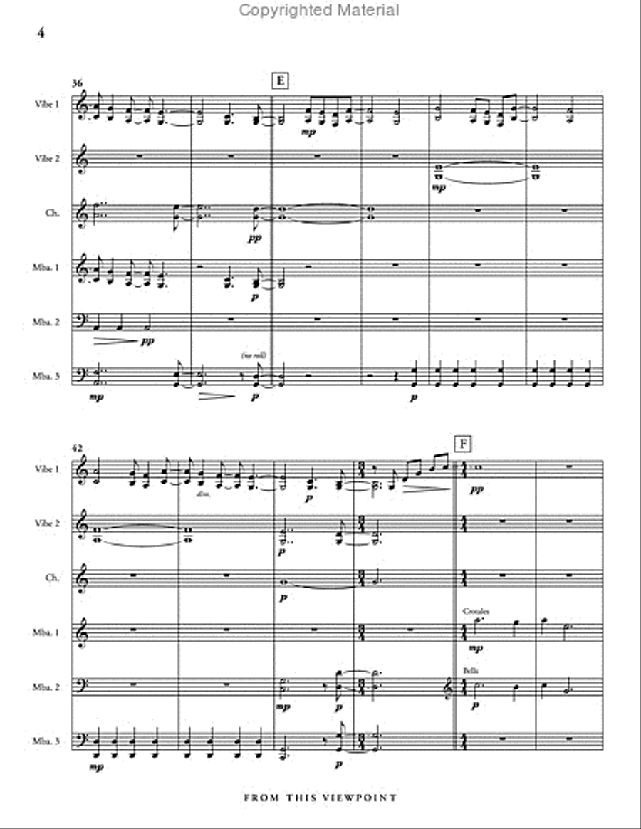 From this Viewpoint Percussion Ensemble scores gallery preview page 5