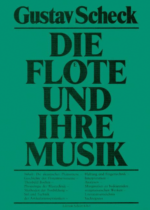 Book cover for Flute And Its Music