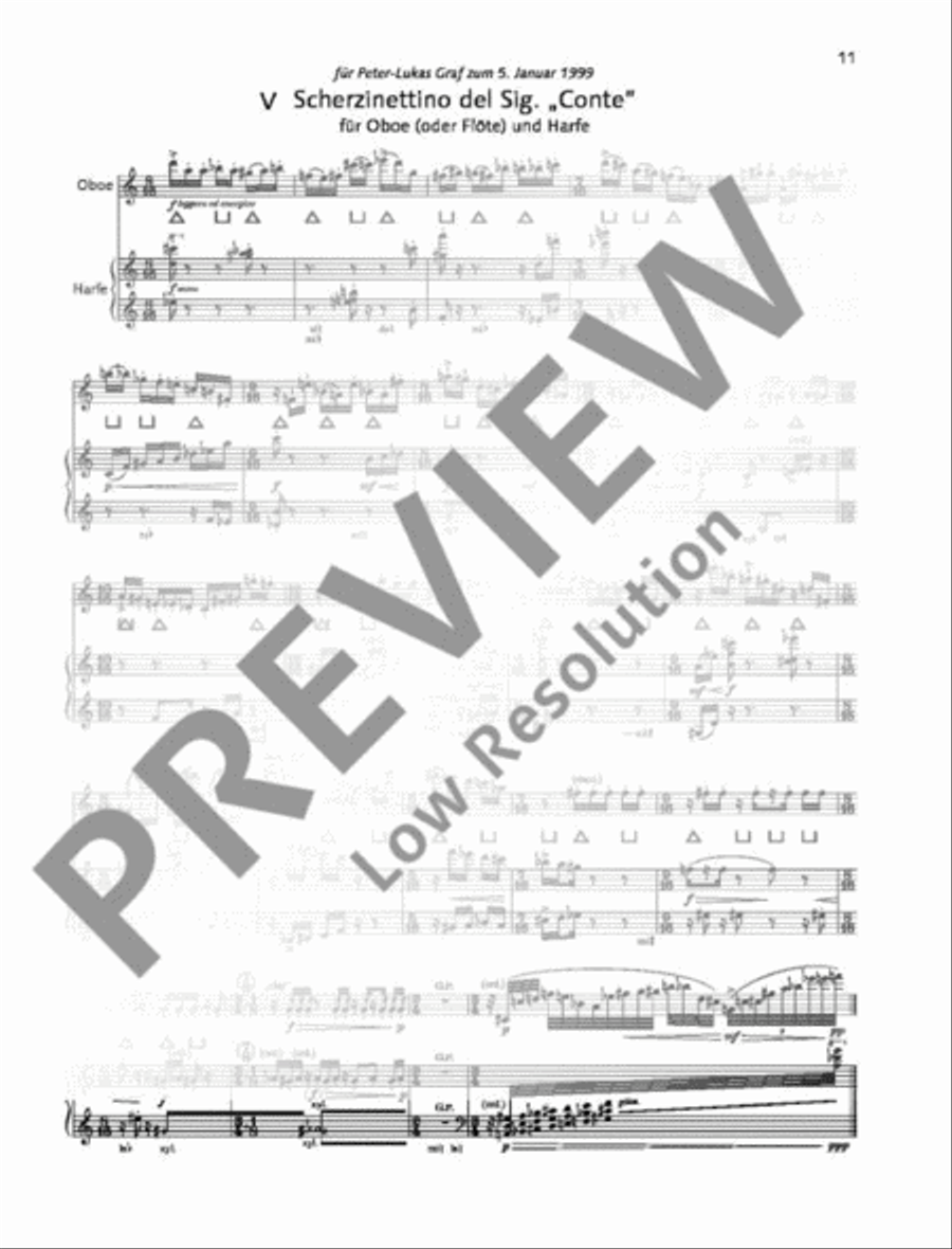 Un bouquet de pensées Un bouquet de pensées English Horn scores gallery preview page 12