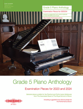 Book cover for Grade 5 Piano Anthology
