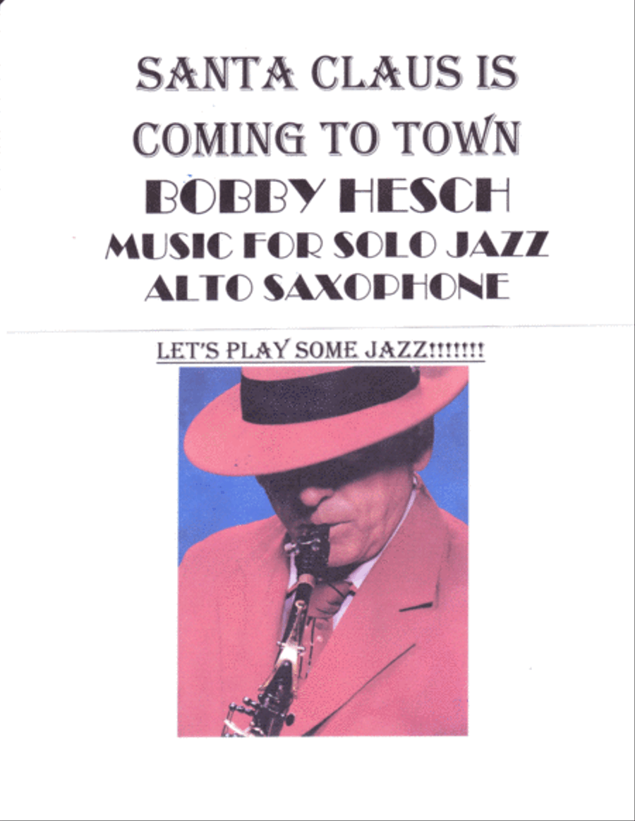 Santa Claus Is Comin' To Town Alto Saxophone scores gallery preview page 1
