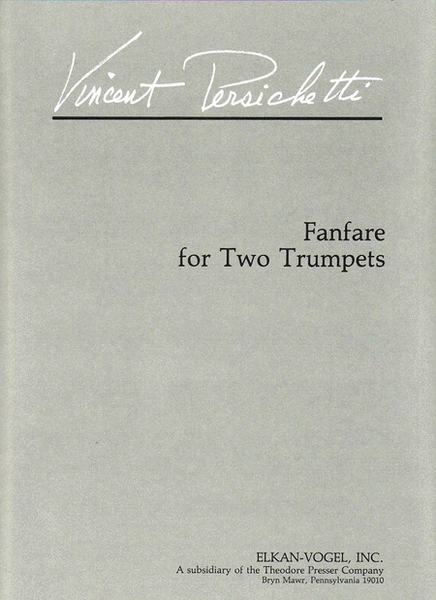 Fanfare For Two Trumpets