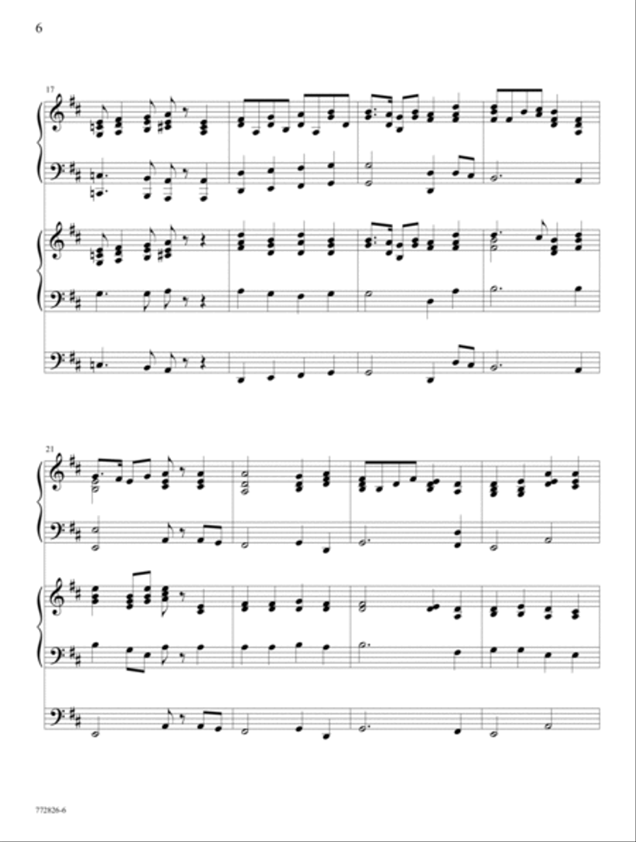 Hymns and Spiritual Songs Organ scores gallery preview page 4