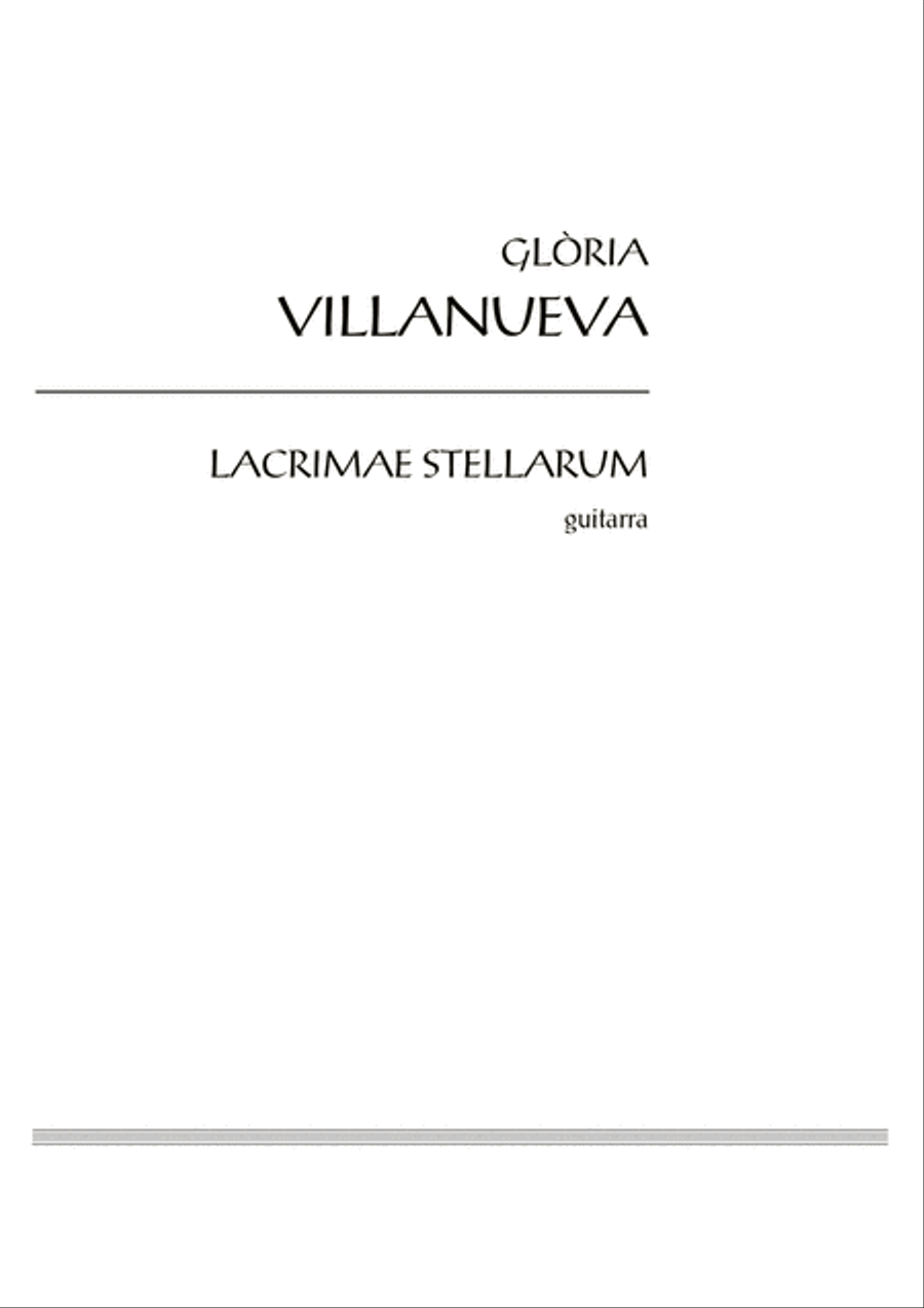 Lacrimae Stellarum Lacrimae Stellarum Classical Guitar scores gallery preview page 3