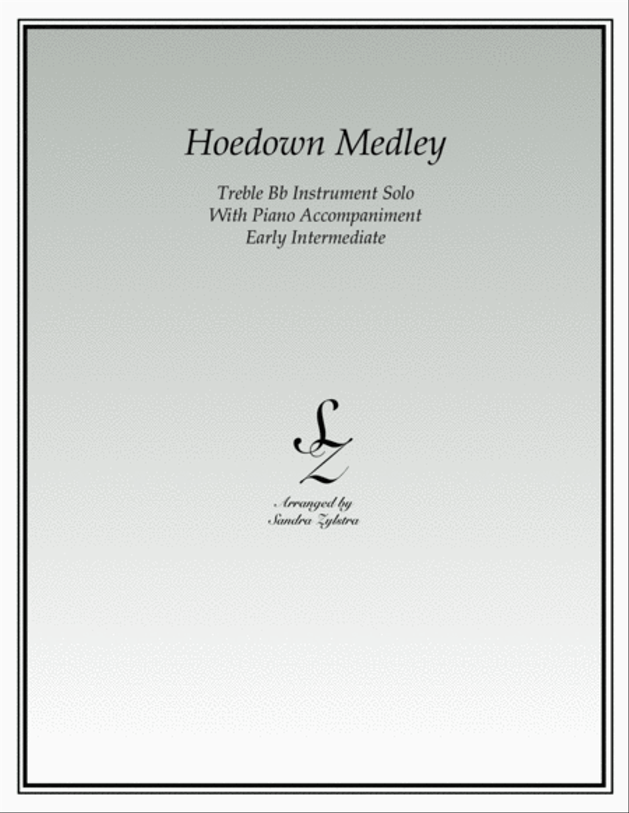 Hoedown Medley (treble Bb instrument solo) Clarinet scores gallery preview page 1