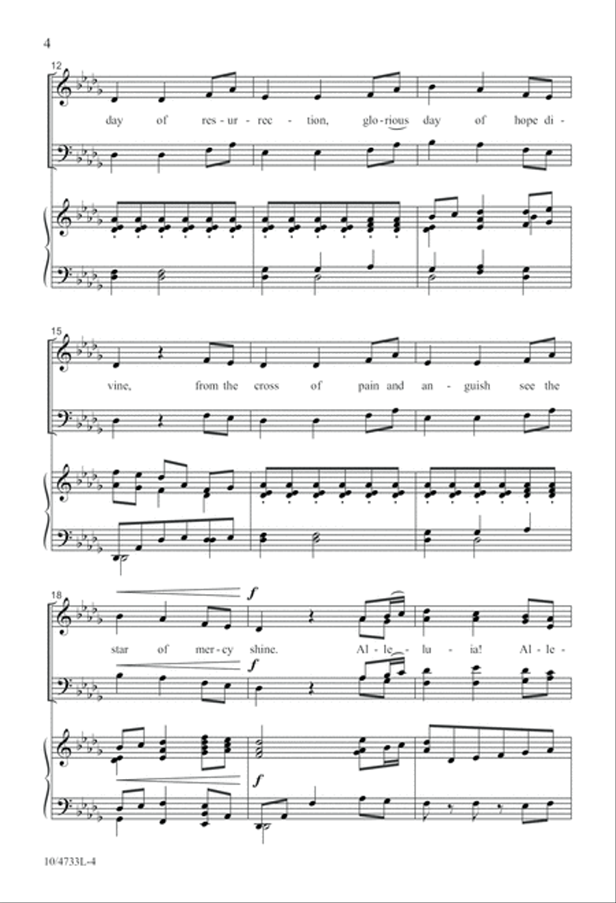 His Glories Now We Sing His Glories Now We Sing 4-Part scores gallery preview page 4