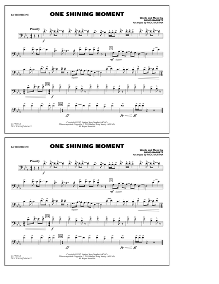 One Shining Moment - 1st Trombone