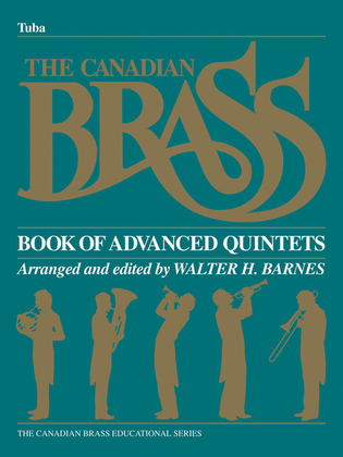 Book cover for The Canadian Brass Book of Advanced Quintets
