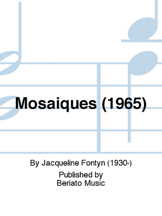 Book cover for Mosaiques (1965)
