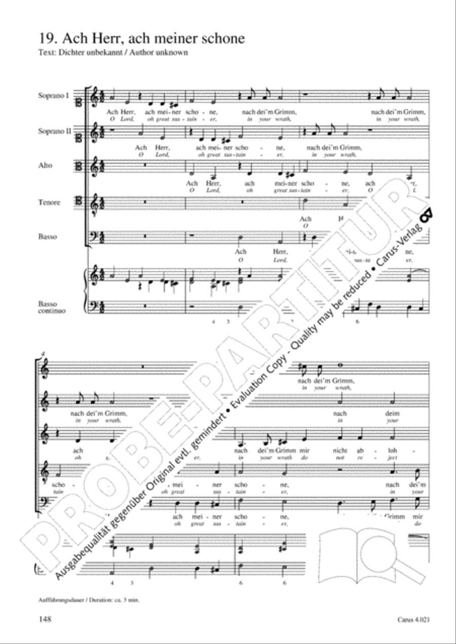 Schein: Israelsbrunnlein. Fontana d'Israel. Complete edition Choir scores gallery preview page 155