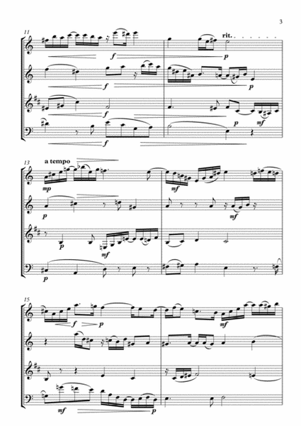 Prelude F-minor from ‘The Well-Tempered Clavier, Vol. 1’ for Woodwind Quartet image number null