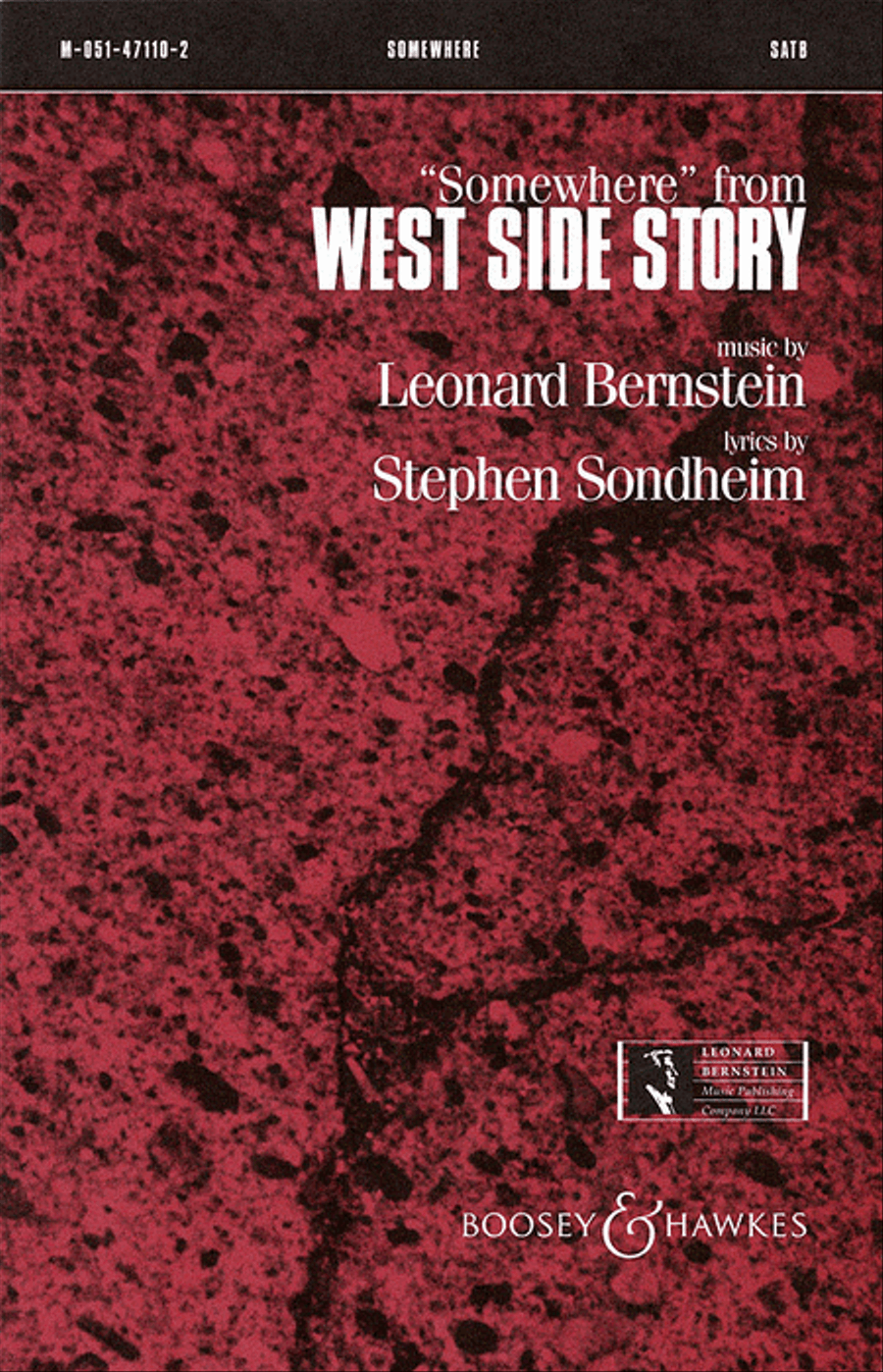Somewhere (from West Side Story) 4-Part scores gallery preview page 1