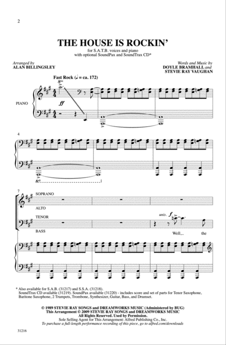 The House Is Rockin' 4-Part scores gallery preview page 2