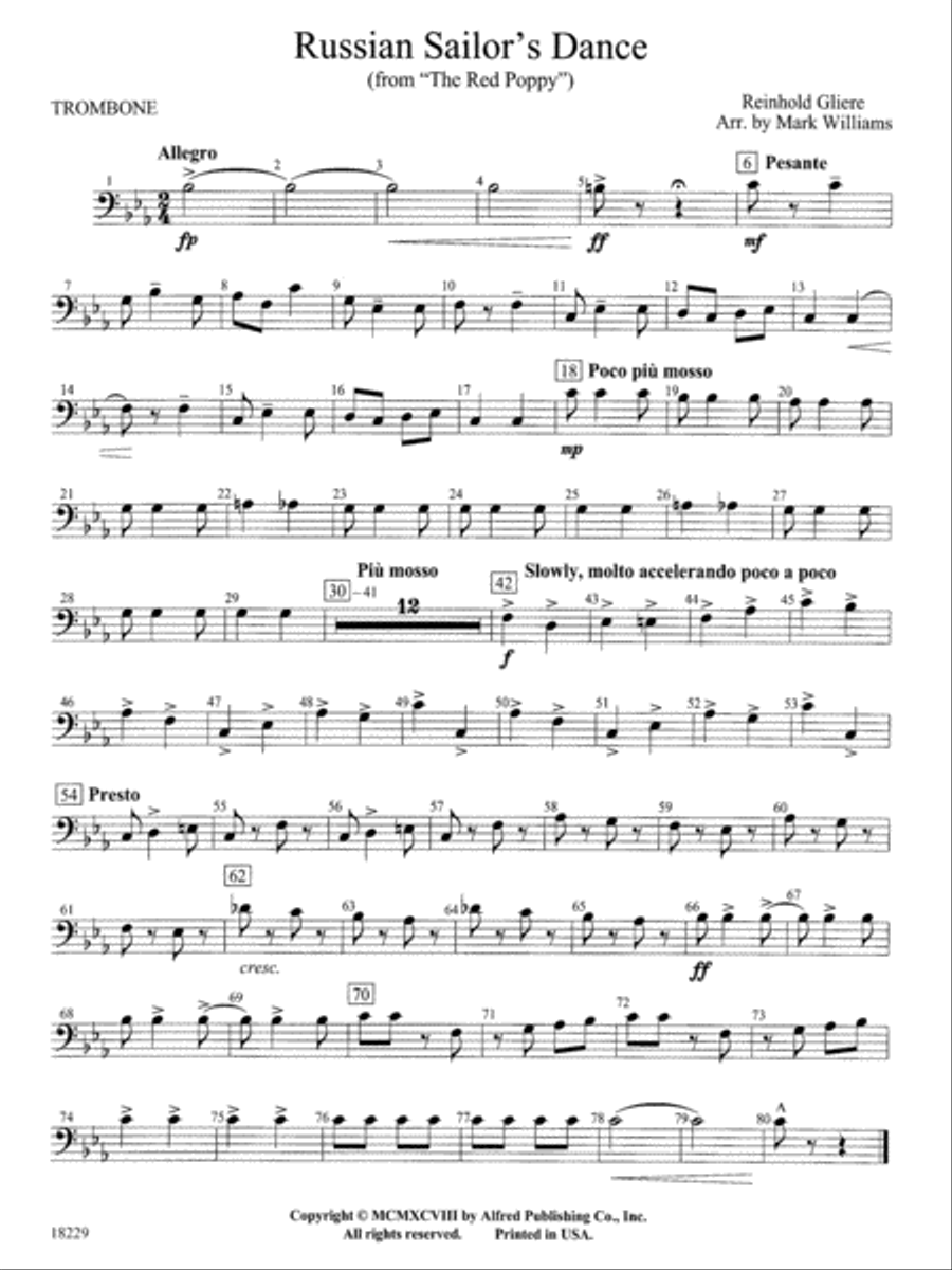 Russian Sailor's Dance (from 