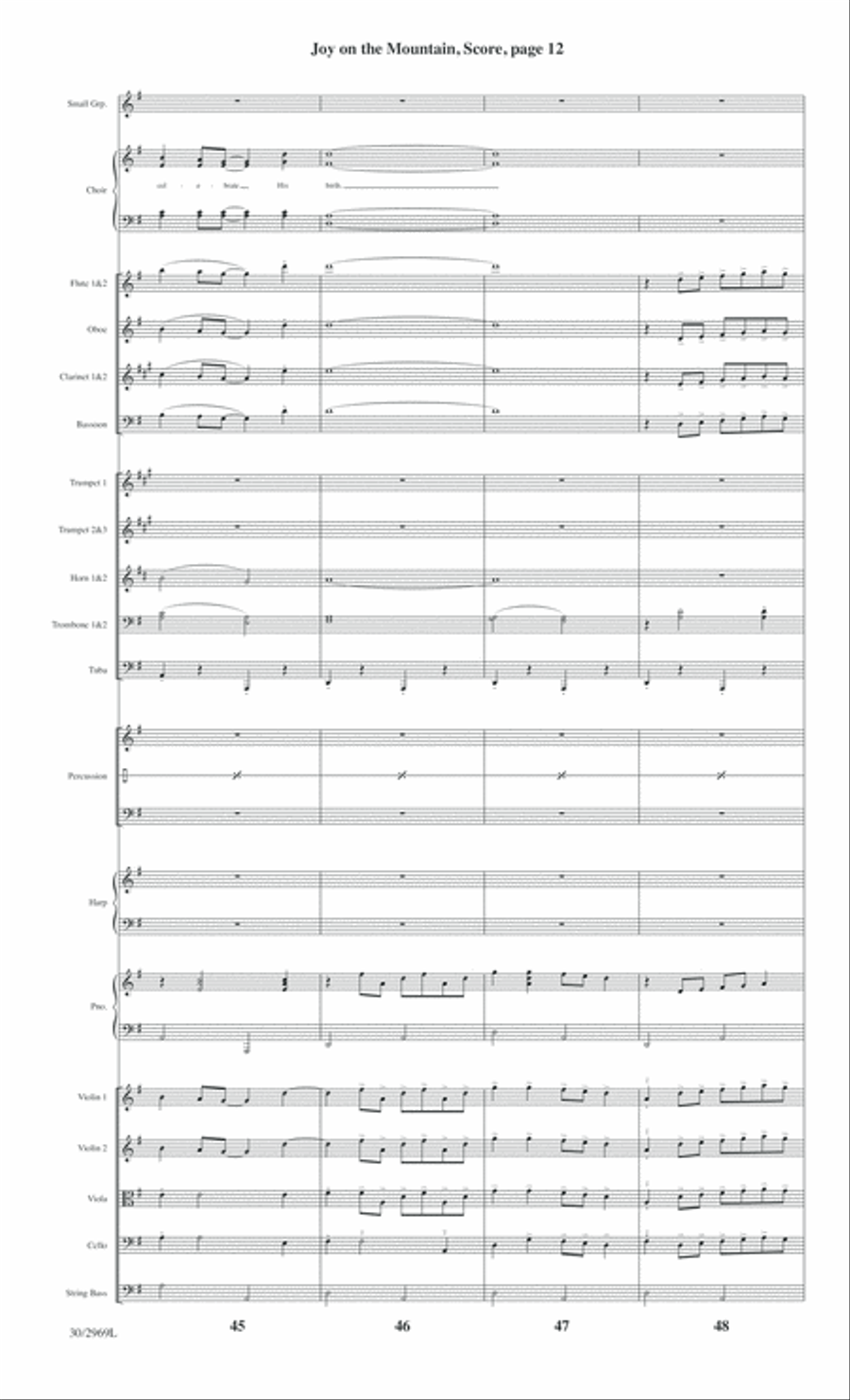 The Heart of Christmas - Full Score Choir scores gallery preview page 141