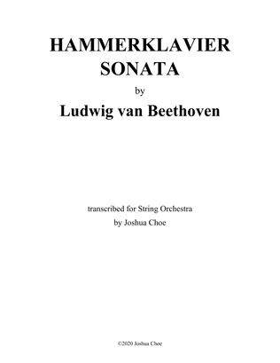 Hammerklavier Sonata