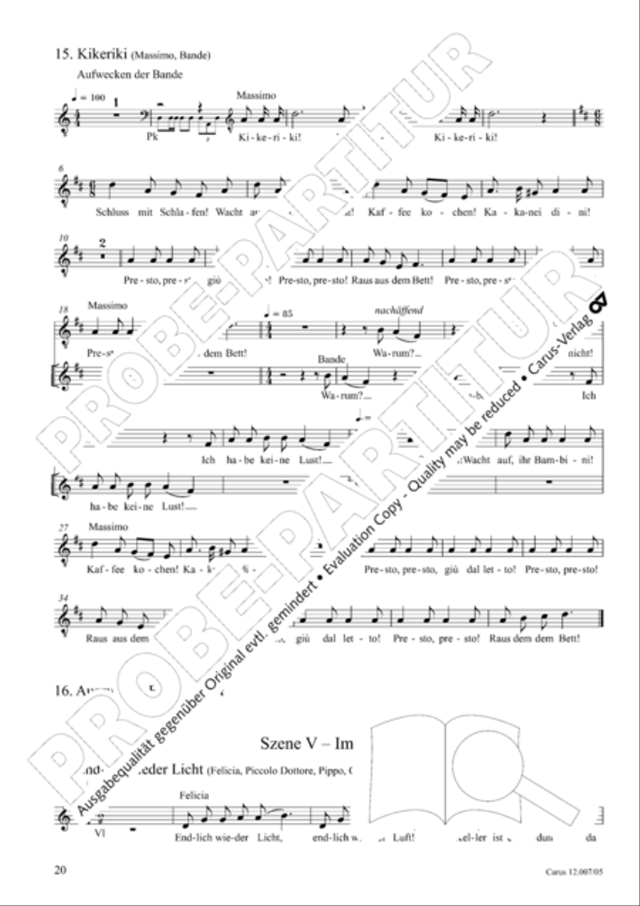 La Piccola Banda Children's Choir scores gallery preview page 21