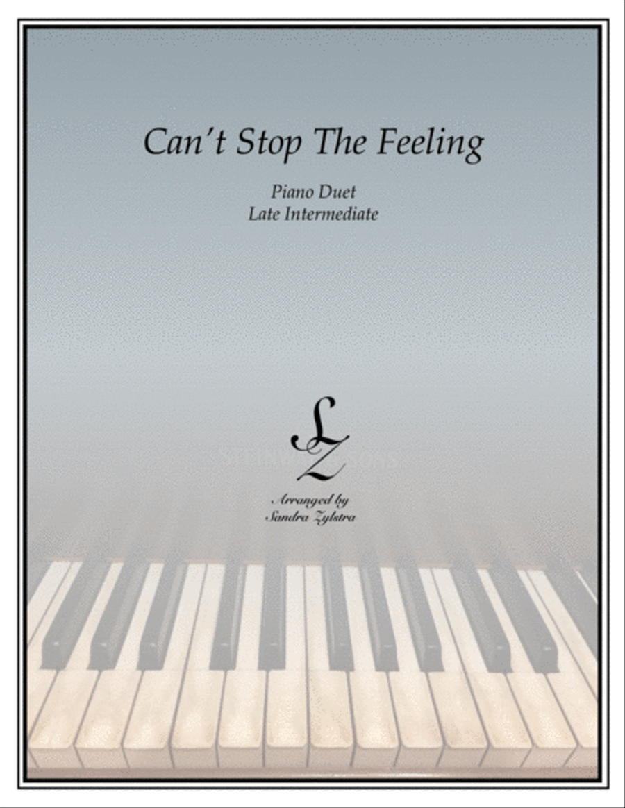 Can't Stop The Feeling from TROLLS 1 Piano, 4-Hands scores gallery preview page 1