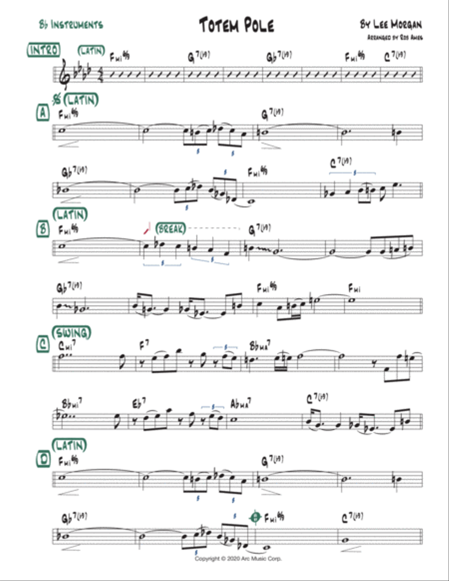 Totem Pole Voice scores gallery preview page 3