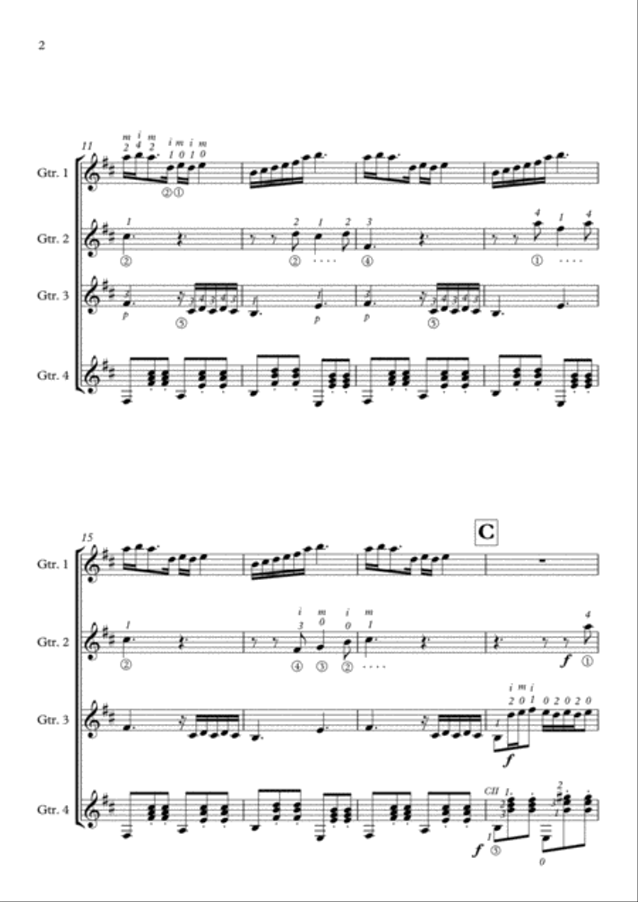 Army Dreamers Guitar Solo scores gallery preview page 2