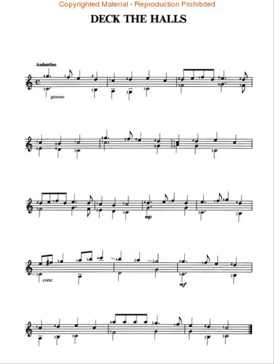 A Guitar for Christmas Acoustic Guitar scores gallery preview page 2