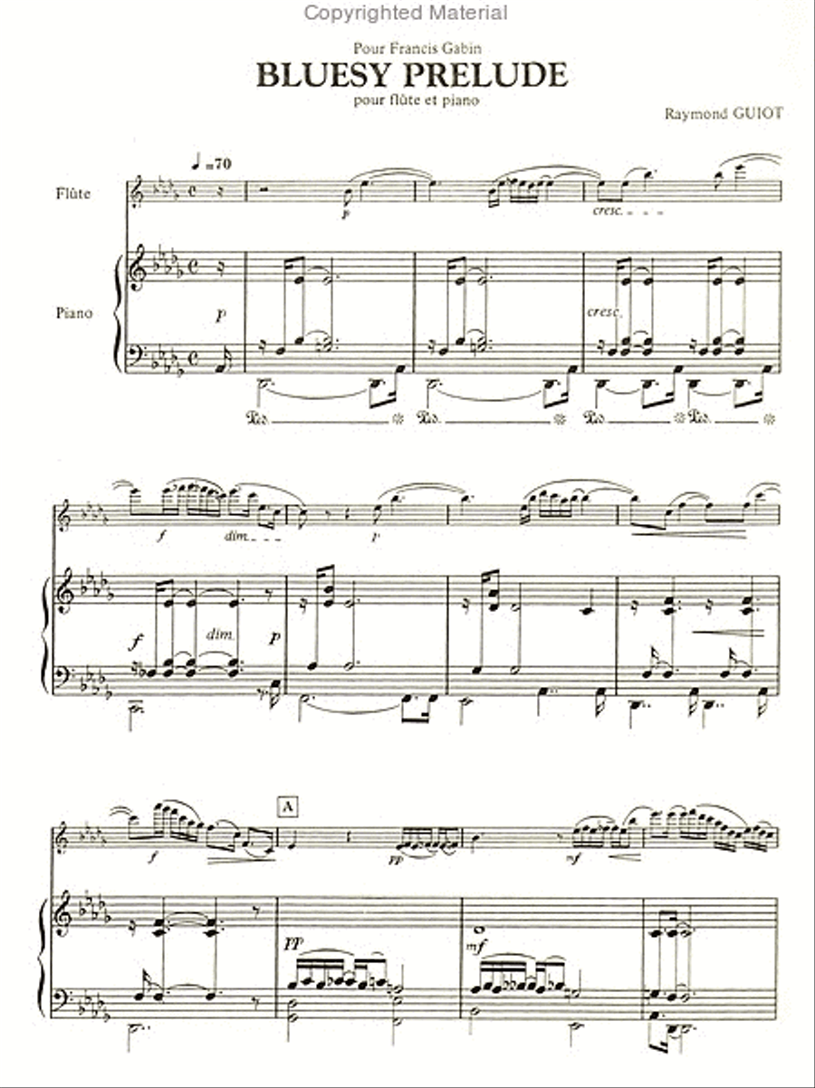 Bluesy prélude Piano Accompaniment scores gallery preview page 2