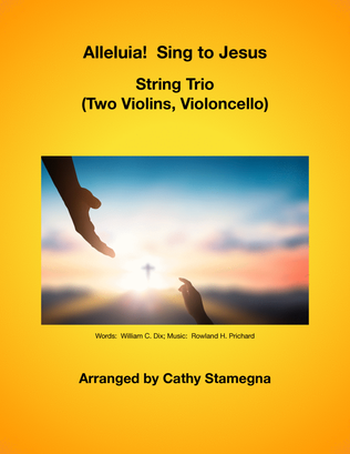 Book cover for Alleluia! Sing to Jesus - String Trio (Two Violins, Violoncello)