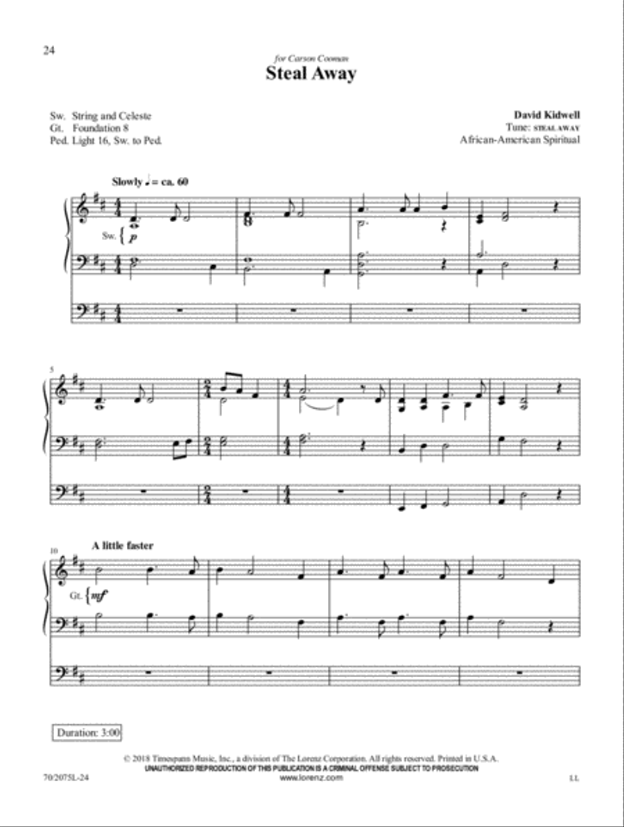 That Promised Land Organ Solo scores gallery preview page 8