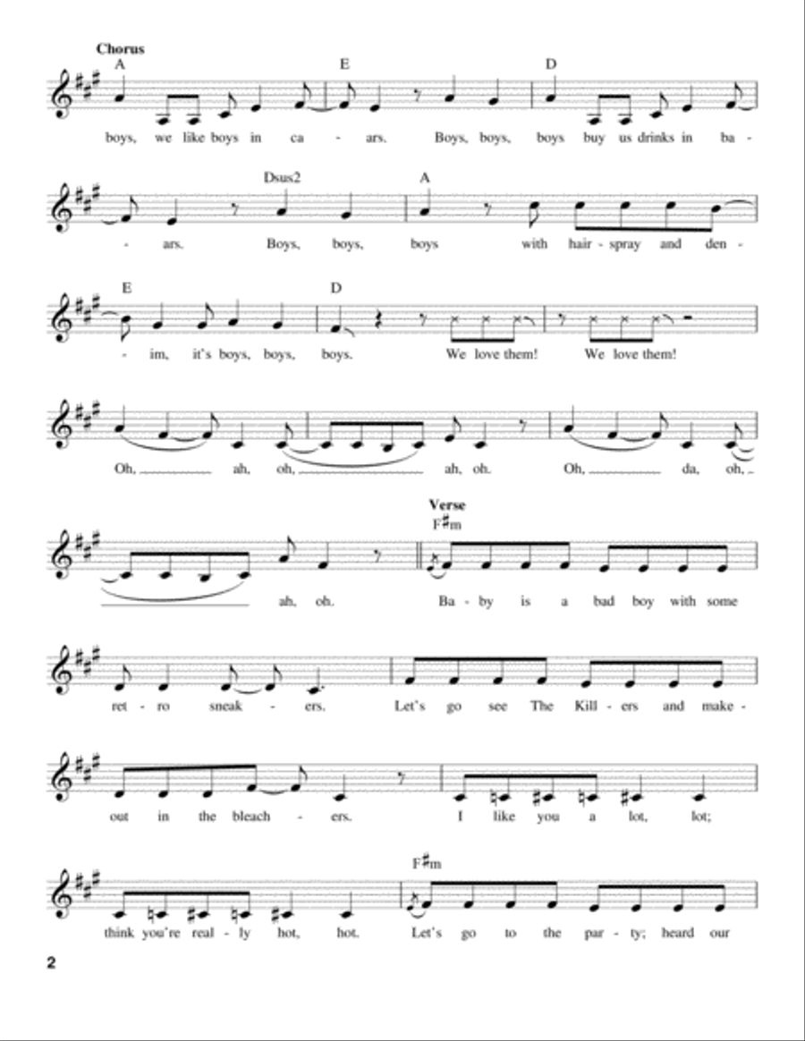 Boys Boys Boys Boys Boys Boys Voice scores gallery preview page 2