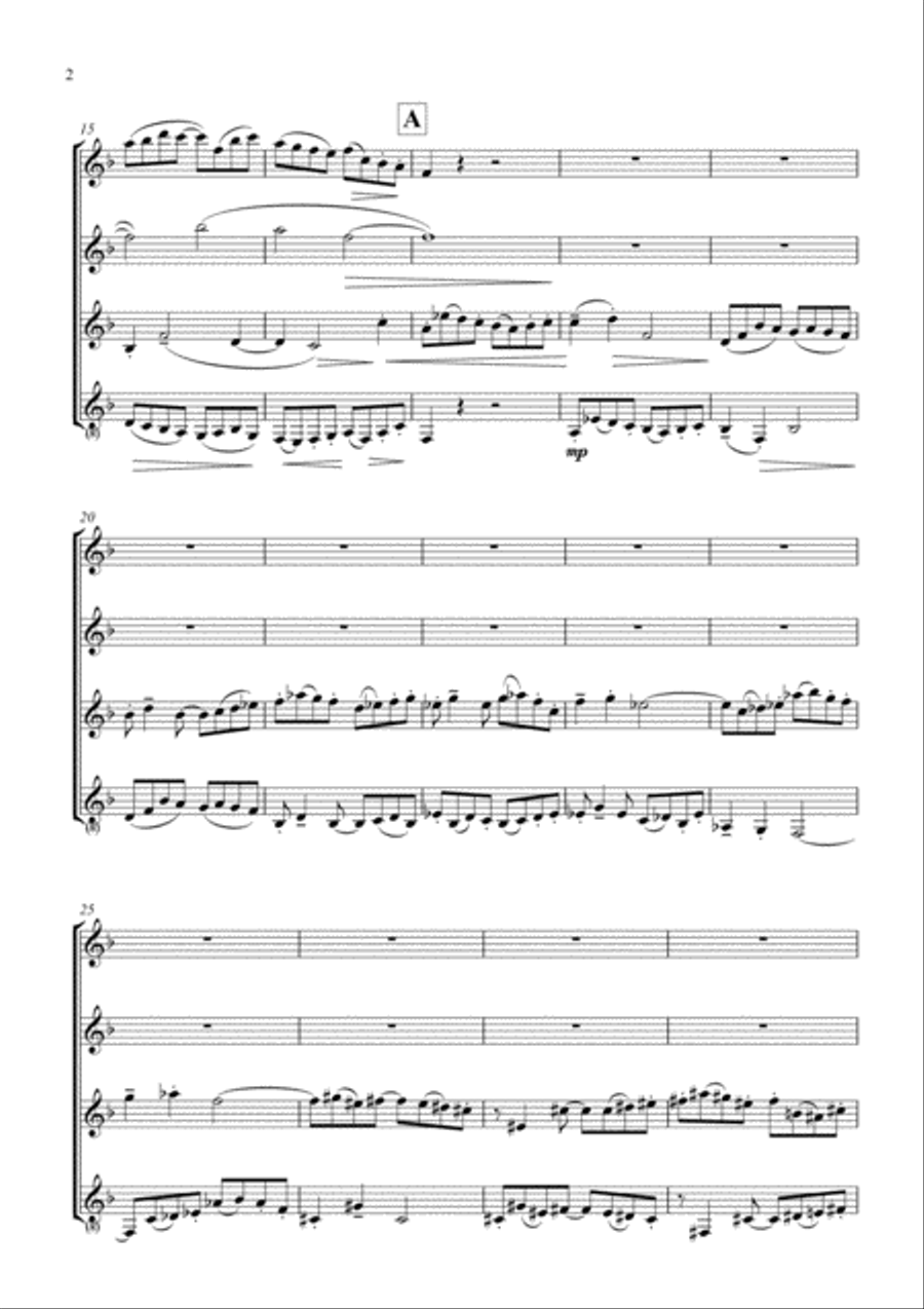 Toccata Toccata Woodwind Quartet scores gallery preview page 2