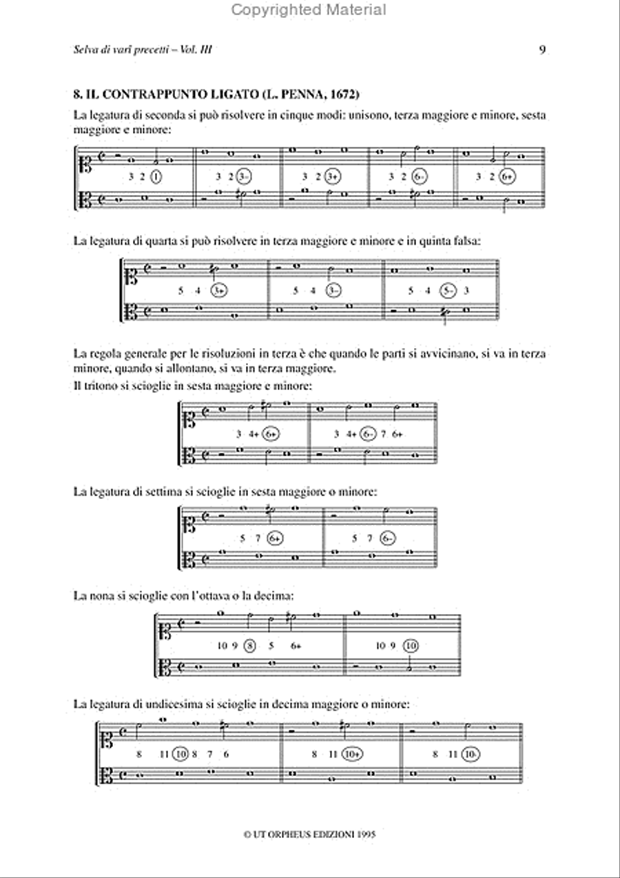 Selva di Vari Precetti. La pratica musicale tra i secoli XVI e XVIII nelle fonti dell’epoca - Single volume Collection / Songbook scores gallery preview page 4