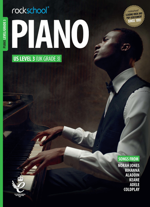Book cover for Rockschool Piano Level 3