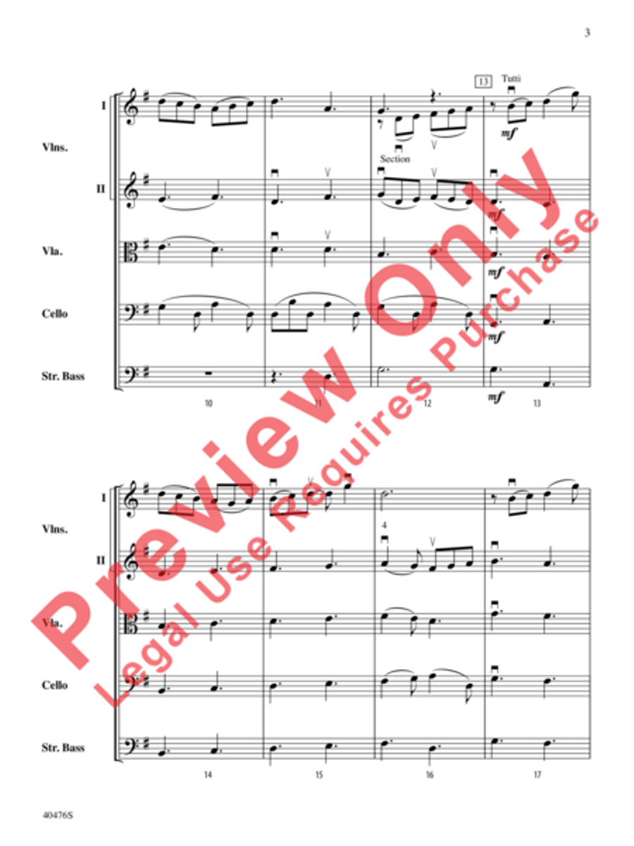 Pastorella String Orchestra scores gallery preview page 4