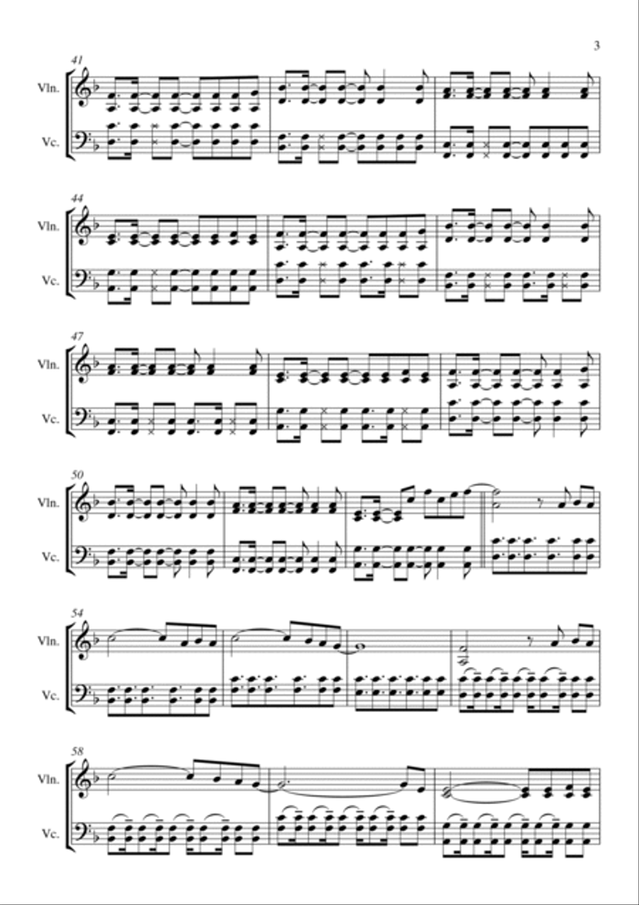 A Sky Full Of Stars A Sky Full Of Stars Score and Parts scores gallery preview page 4