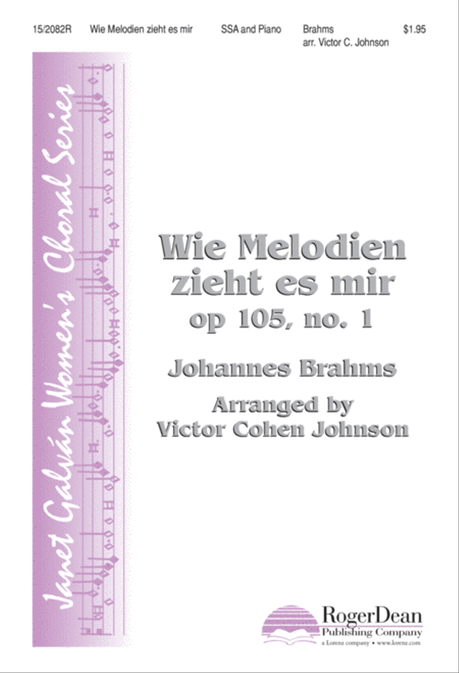 Wie Melodien zieht es mir SSA scores gallery preview page 1