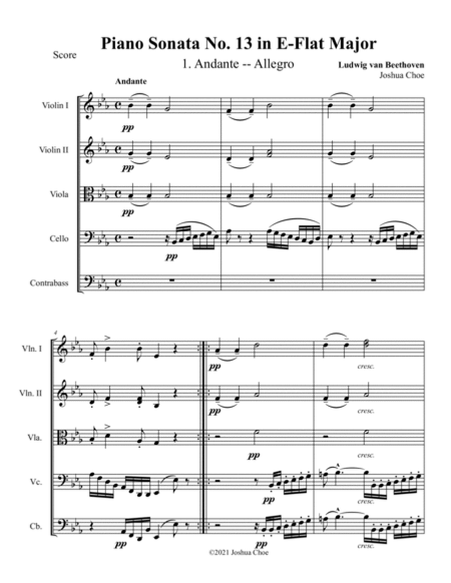 Sonata quasi una fantasia, Op. 27, No. 1