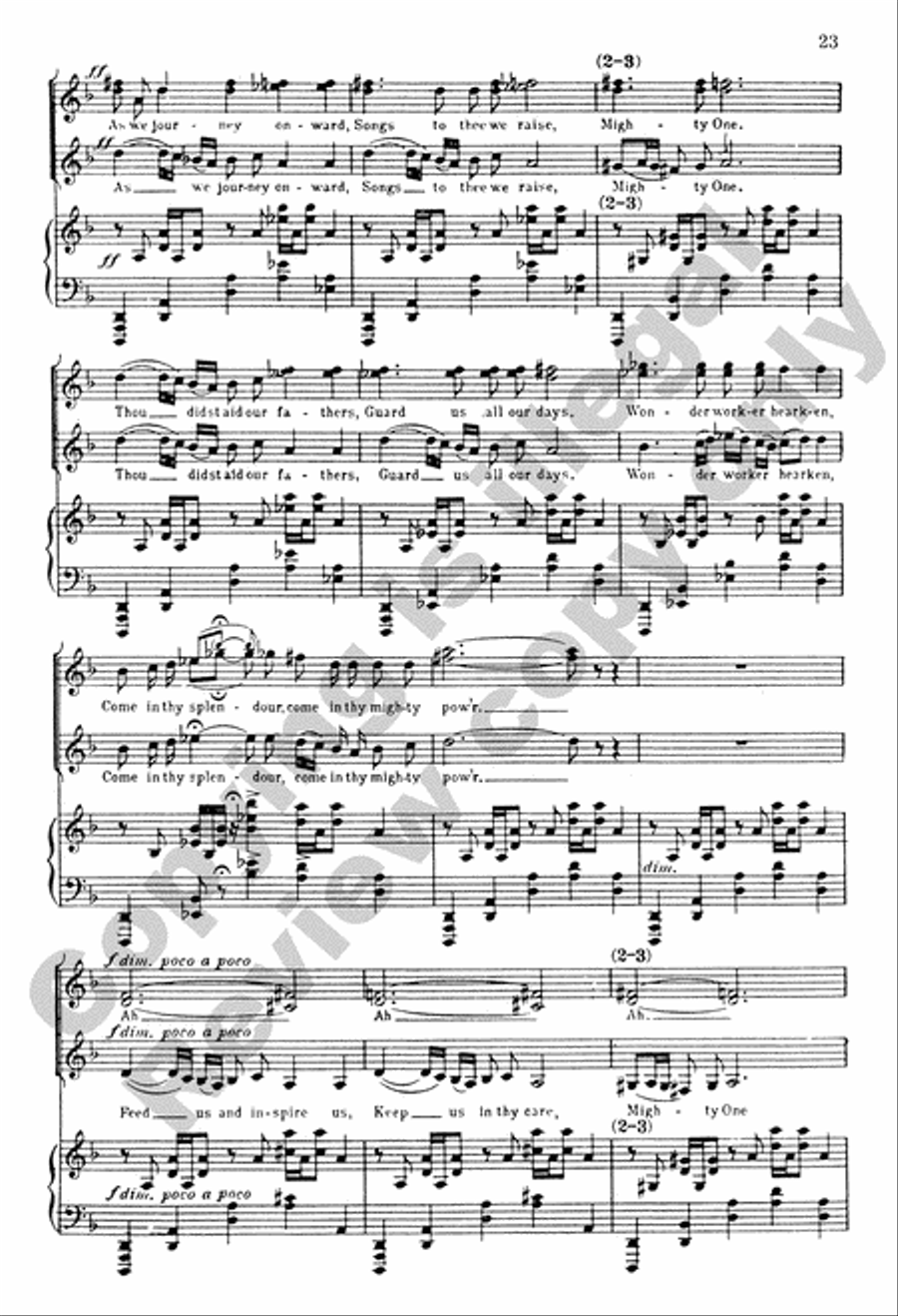 Choral Hymns from the Rig-Veda, Group 3 SSAA scores gallery preview page 13